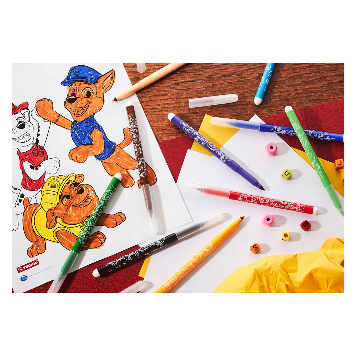 STABILO Trio A-Z Viltstiften PAW Patrol - 12st.