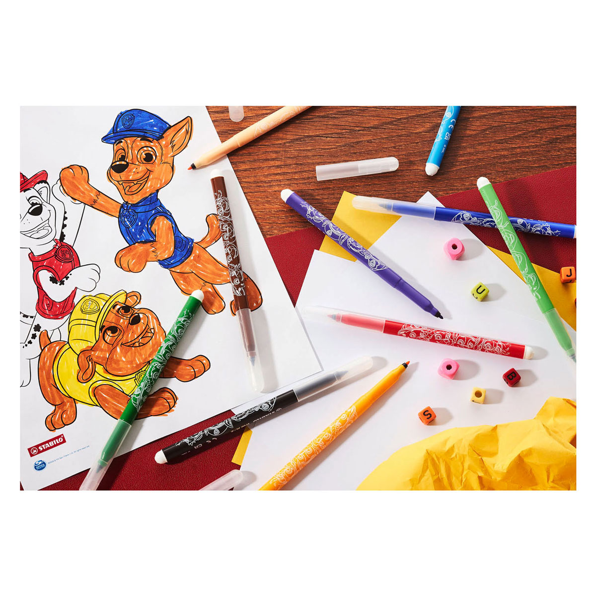 STABILO Trio A-Z Viltstiften PAW Patrol - 18st.