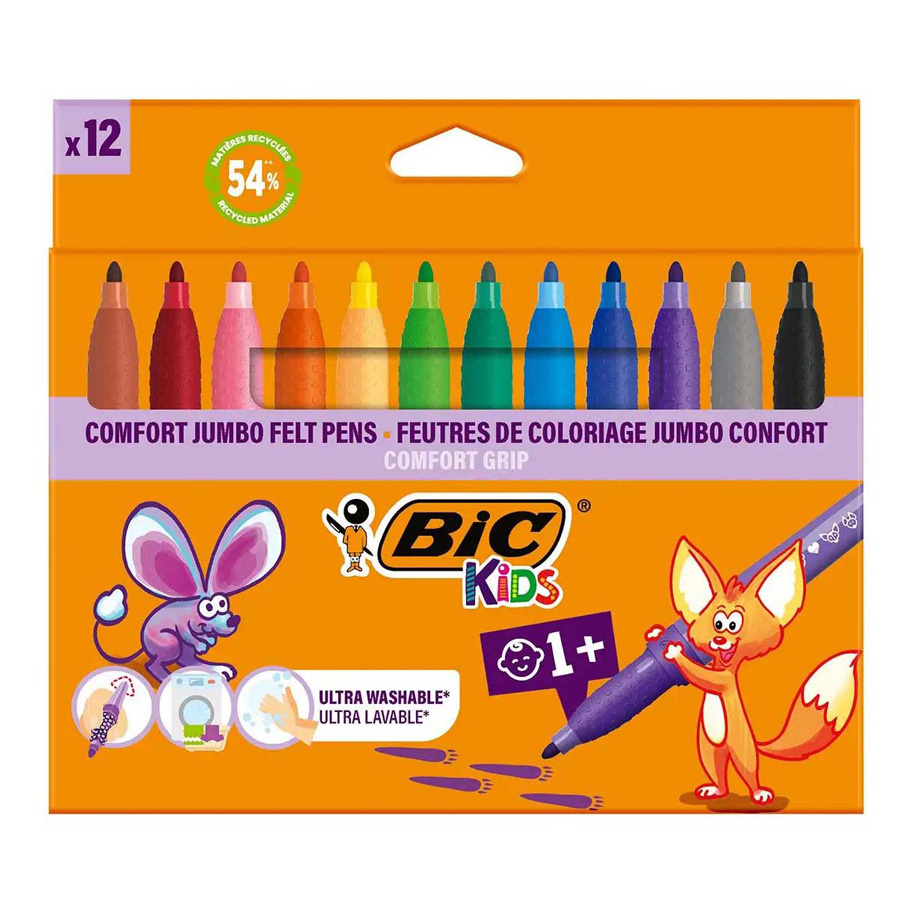 Feutres BIC Kids, 12 pièces