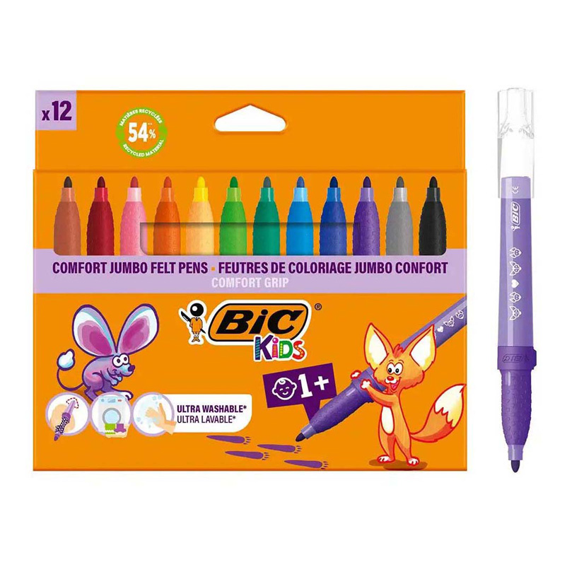 Feutres BIC Kids, 12 pièces