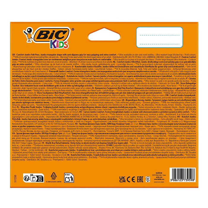 Feutres BIC Kids, 12 pièces