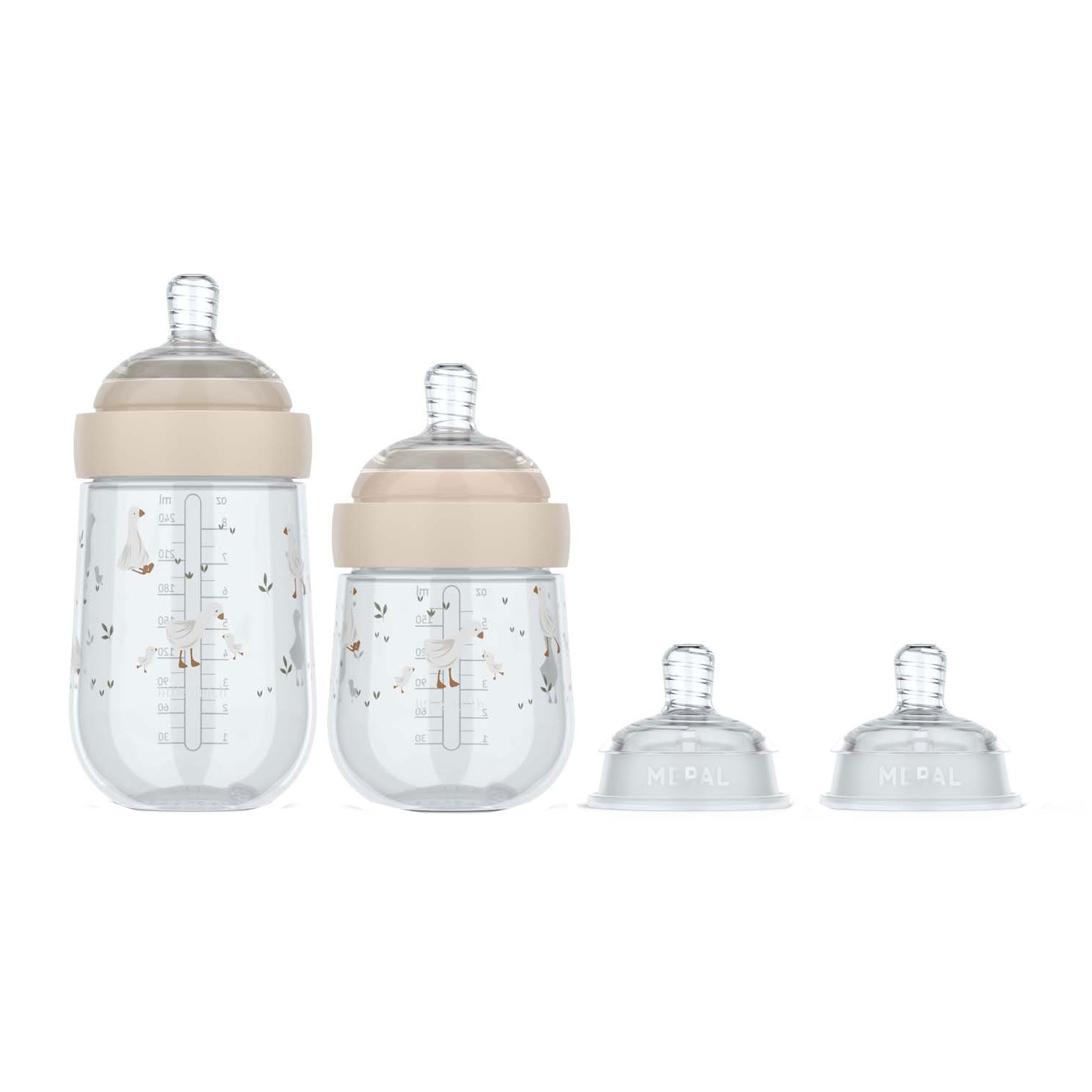 Mepal Starterset Babyflessen Mio - Little Dutch Little Goose, 4dlg.