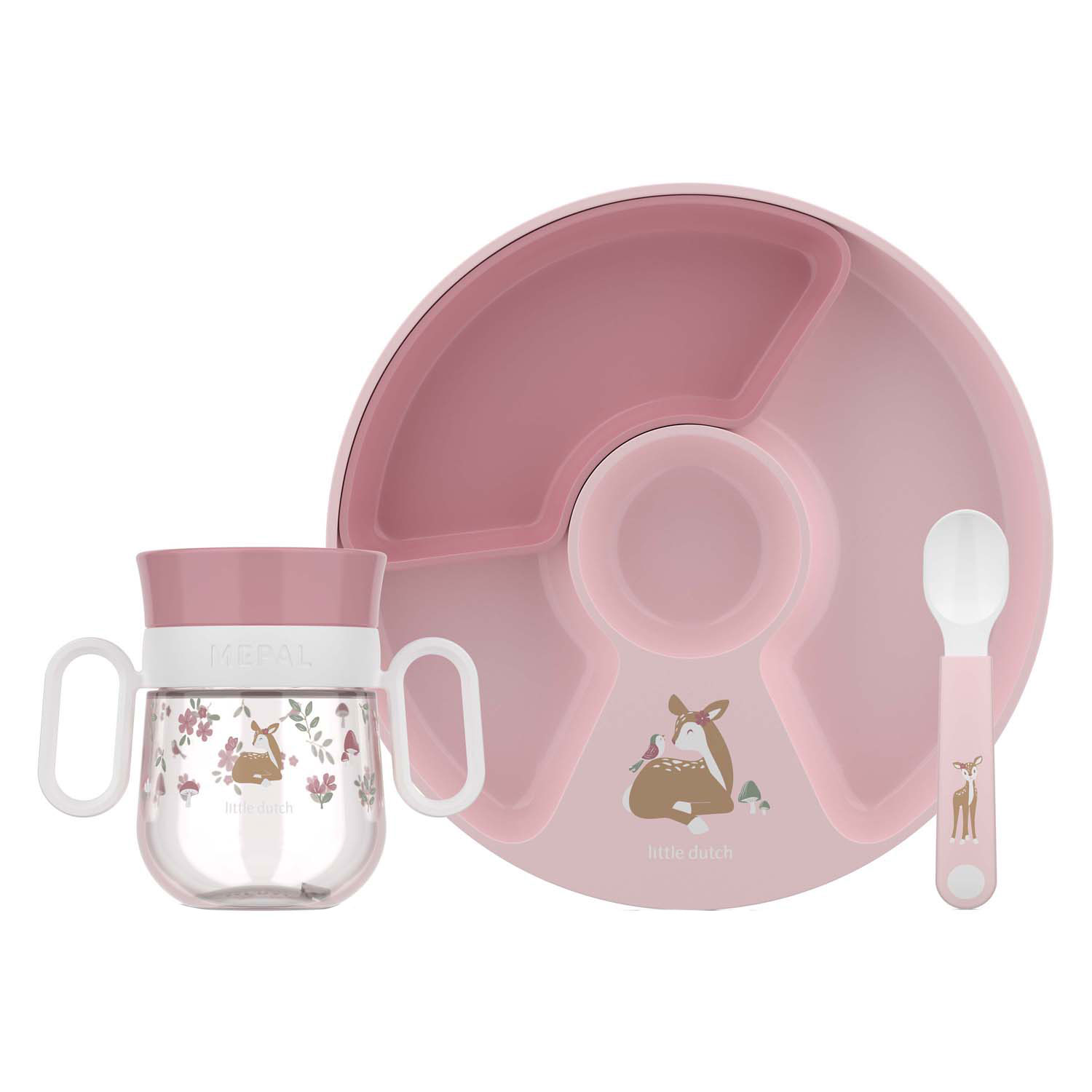 Mepal Set Babyservies Mio - Little Dutch Fairy Garden, 3dlg.