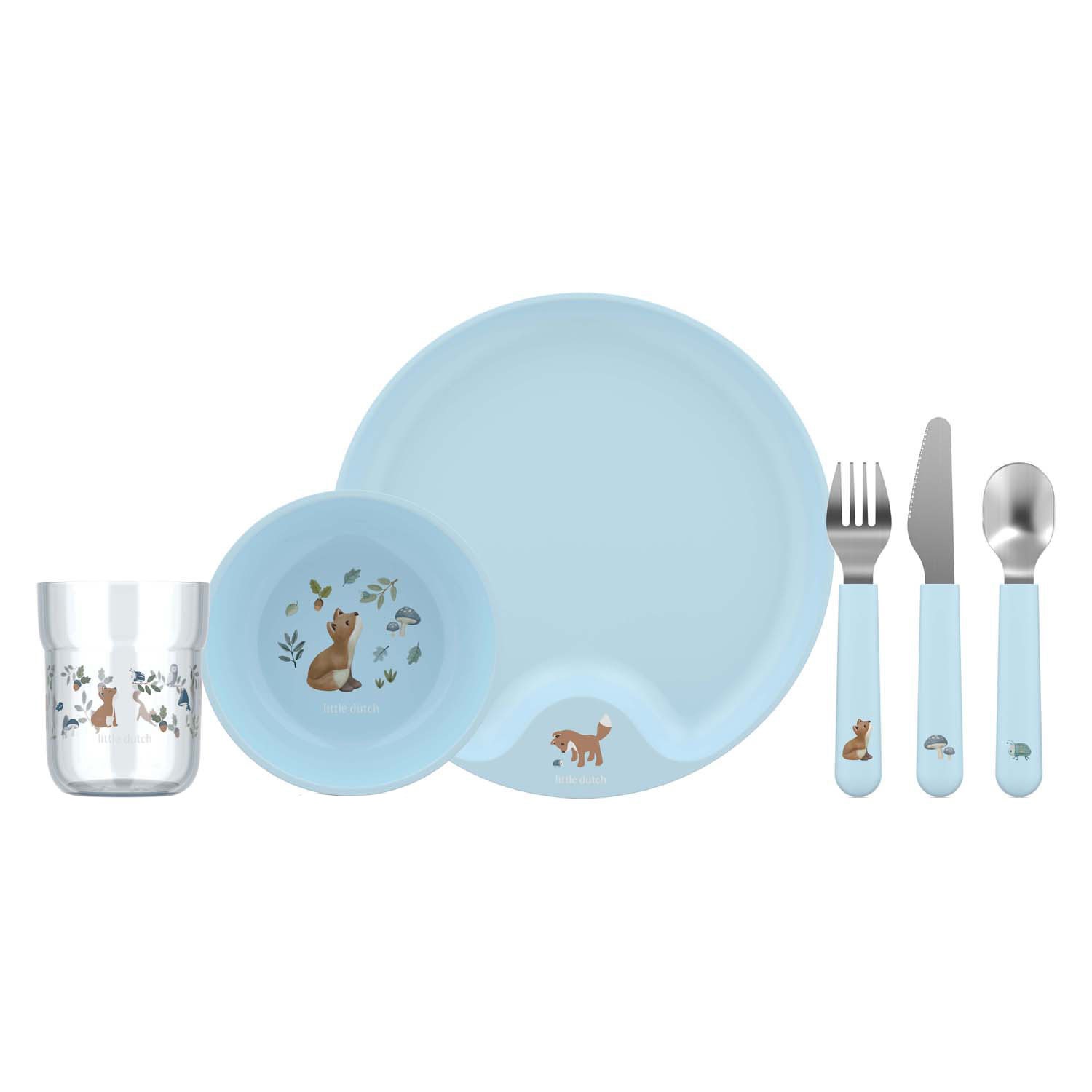 Mepal Set Kinderservies Mio - Little Dutch Forest Friends, 6dlg.