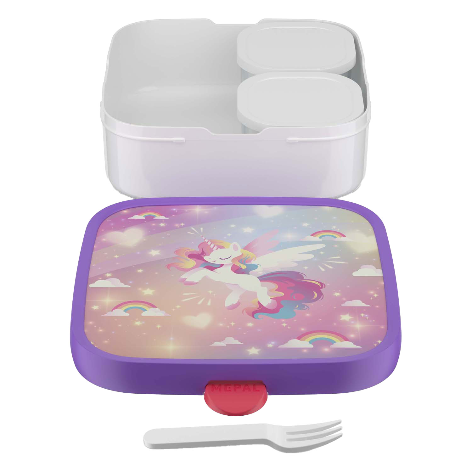 Mepal Bento Lunchbox Campus Groot - Unicorn Glow
