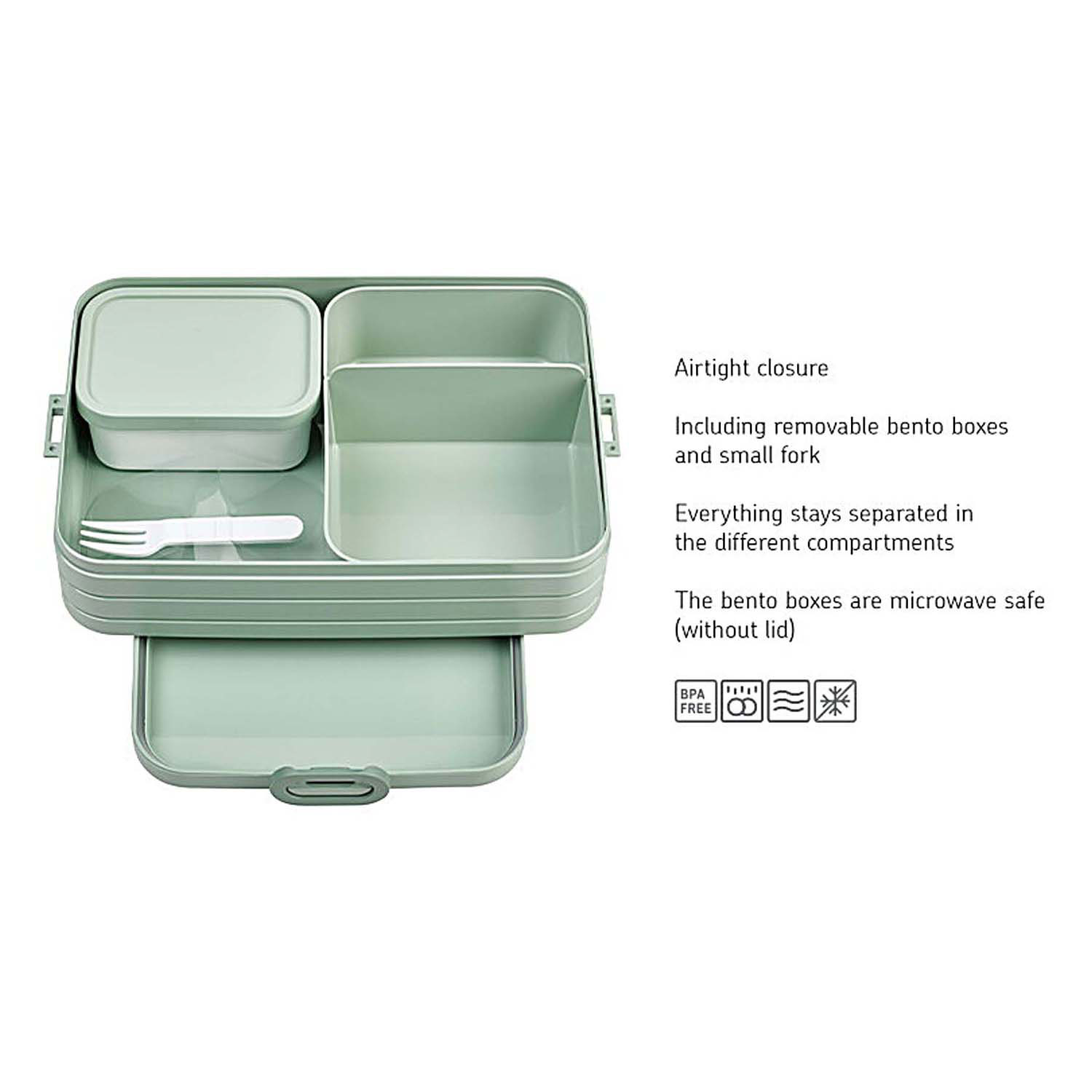 Mepal Bento Lunchbox Take A Break Groß - Nordic Sage