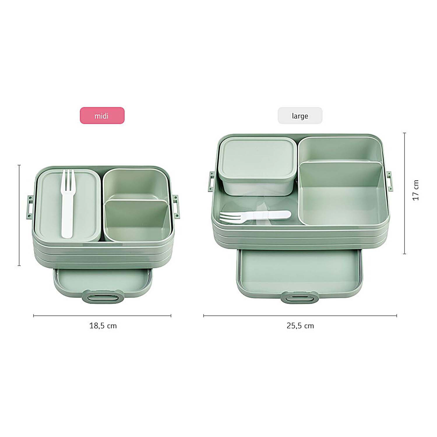 Mepal Bento Lunchbox Take A Break Groß - Nordic Sage