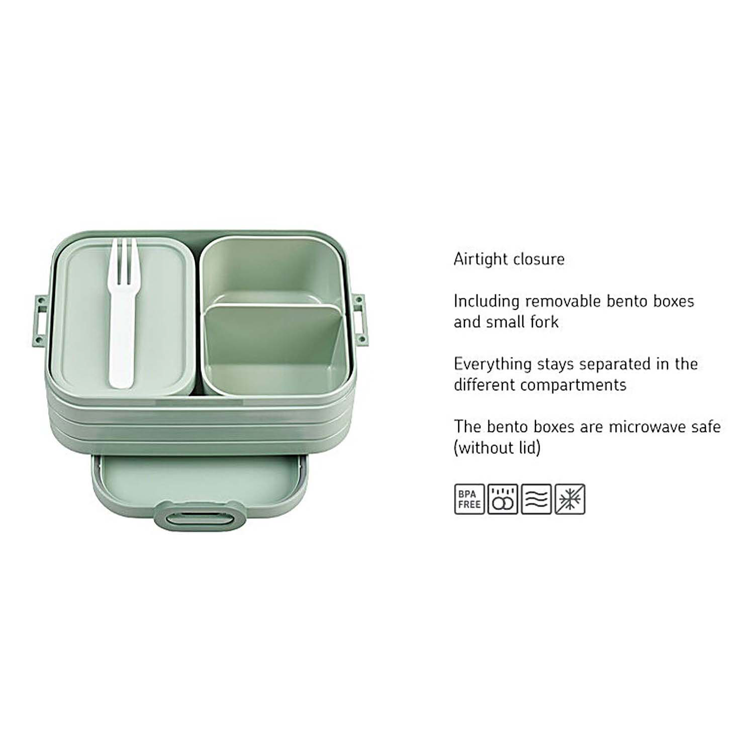 Mepal Bento Lunchbox Take A Break Midi - Nordic Sage