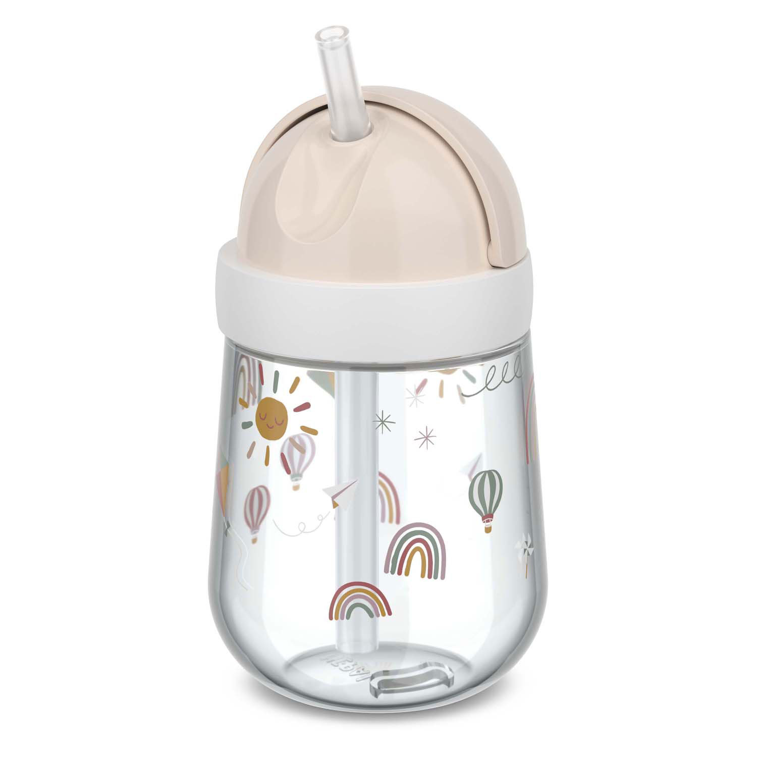 Mepal Rietjesbeker Mio 300 ml - Sunshine & Rainbow