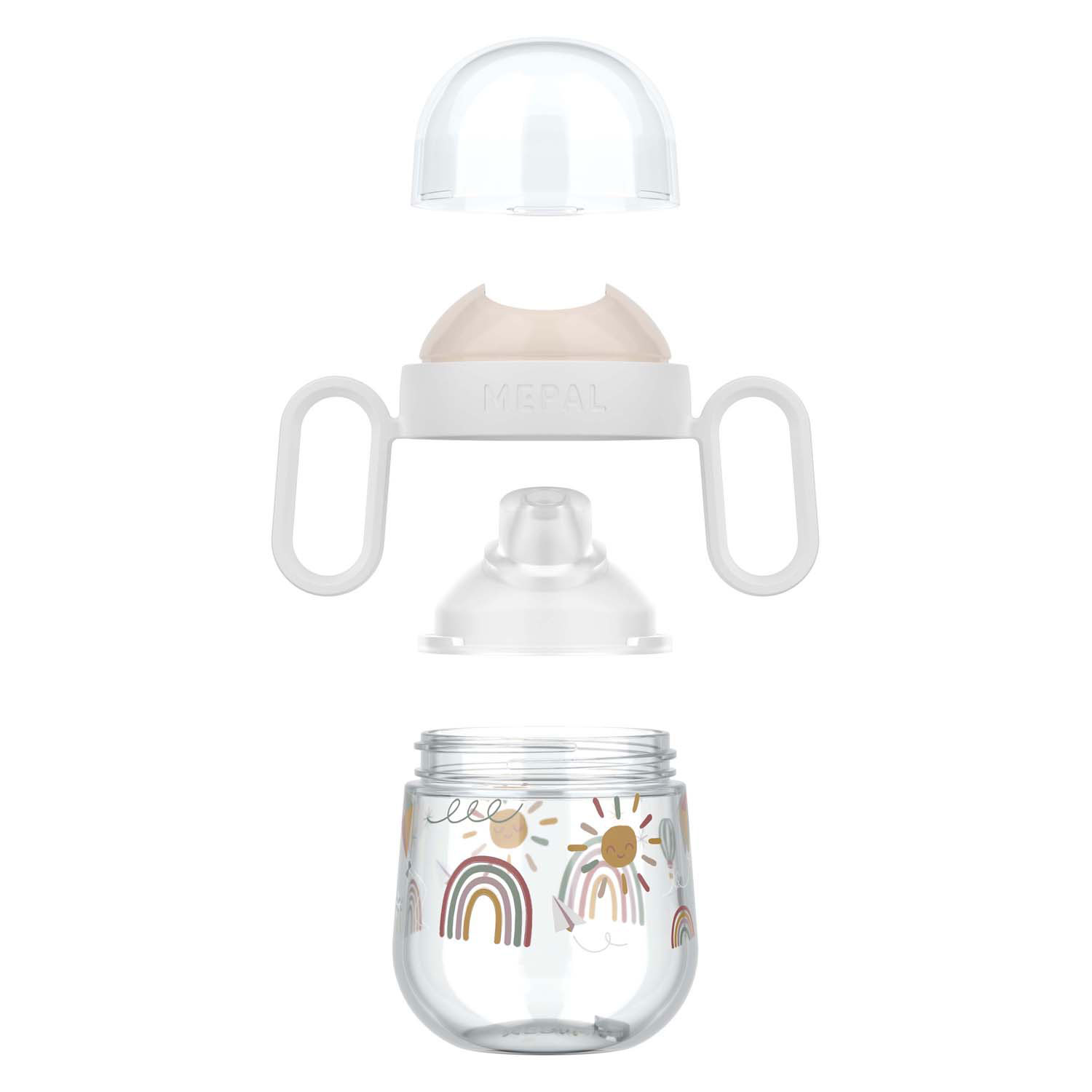 Gobelet anti-fuite Mepal Mio 200 ml - Sunshine & Rainbow