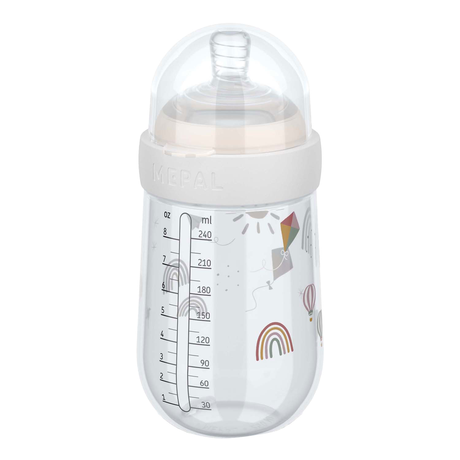 Mepal Babyfles Mio 240 ml - Sunshine & Rainbow