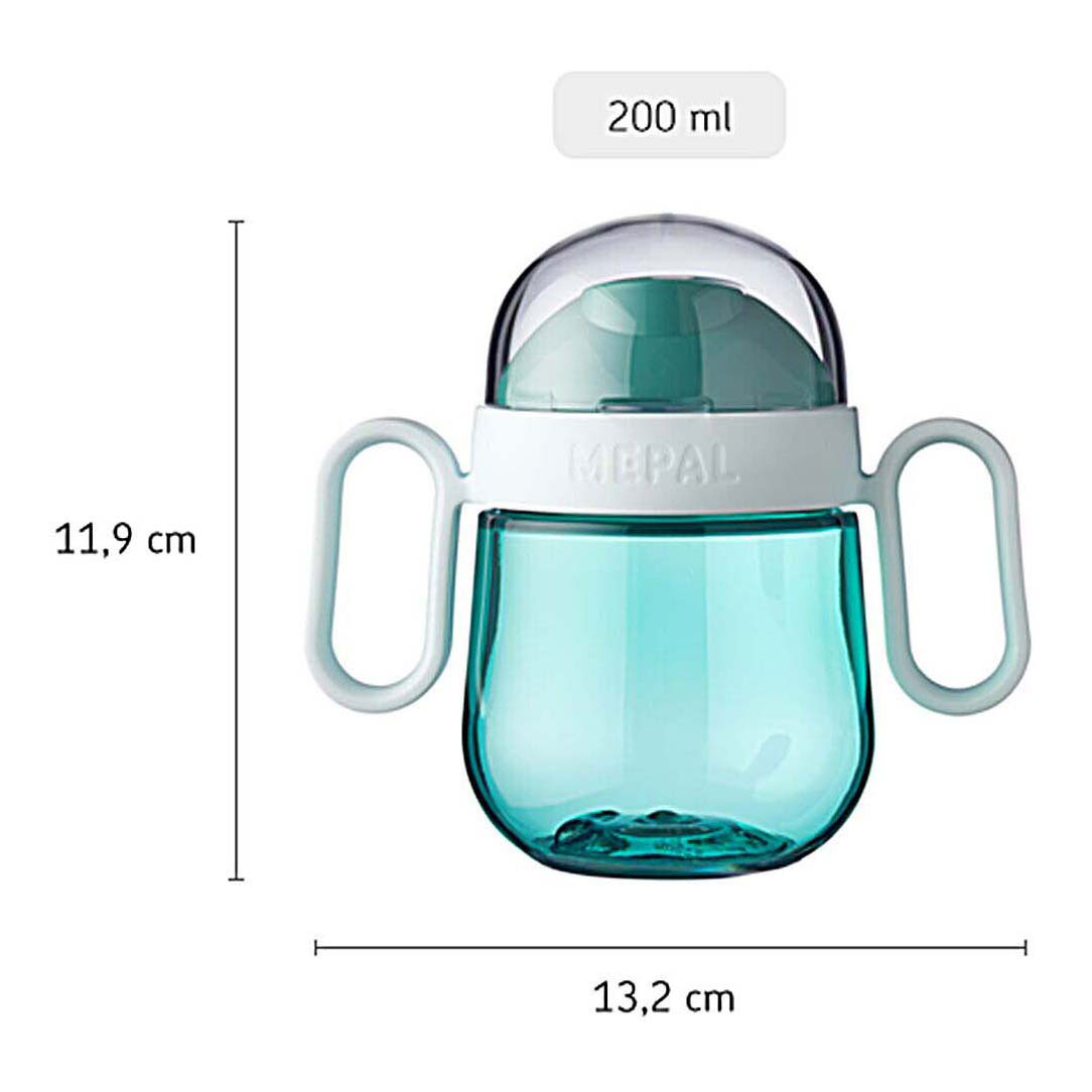 Mepal Antilekbeker 2.0 Mio 200 ml - Deep Turquoise