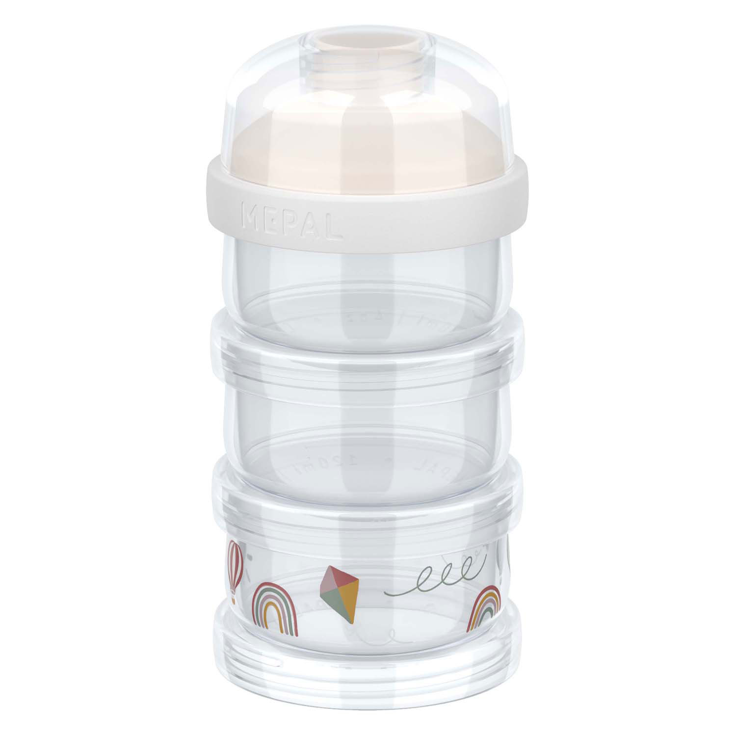 Mepal Melkpoedertoren Mio - Sunshine & Rainbow, 3dlg.