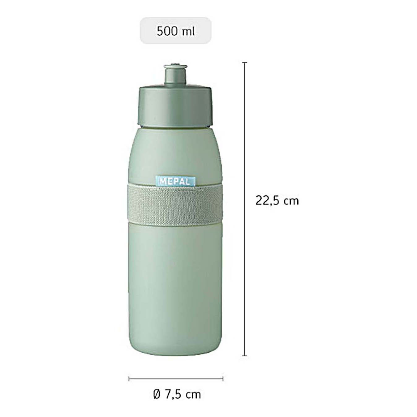 Mepal Sportbidon Ellipse 500 ml - Nordic Sage