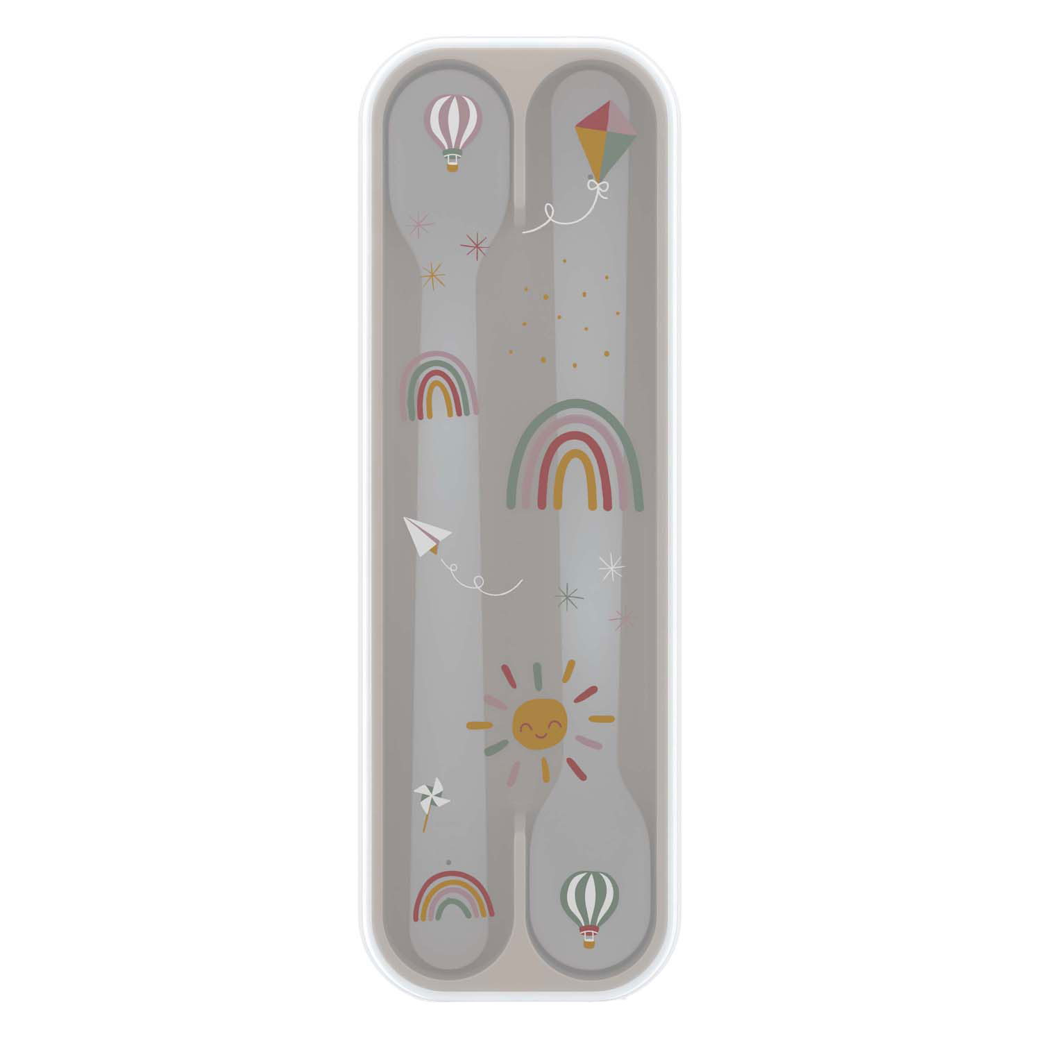 Mepal Set Babylepel Mio 2 Stuks - Sunshine & Rainbow
