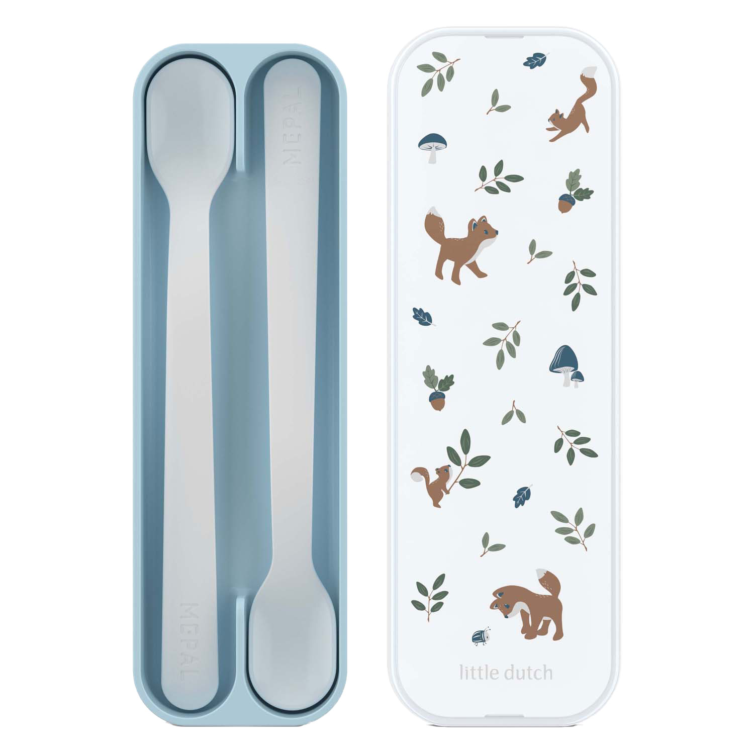 Mepal Set Babylepel Mio 2 Stuks - Forest Friends