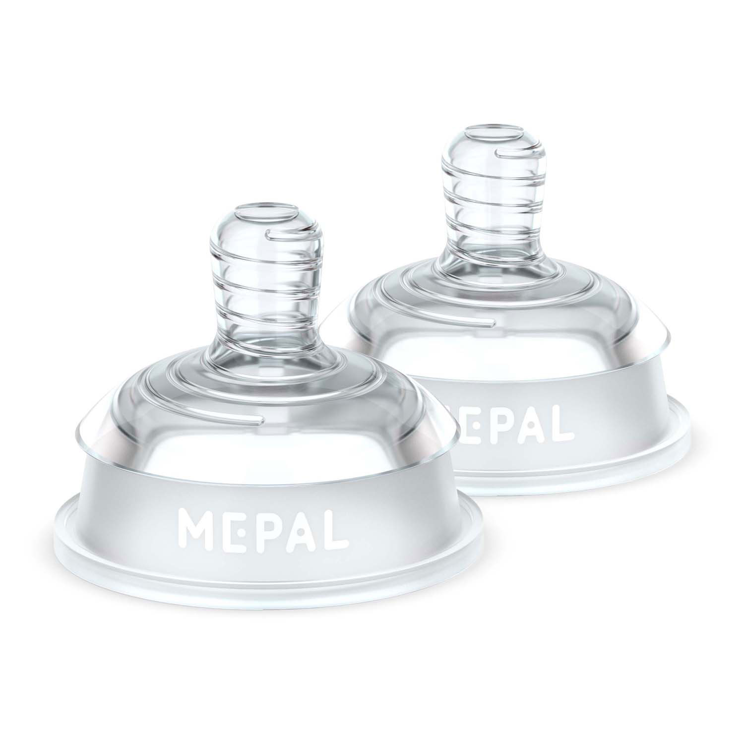 Tétine Mepal Set Biberon Mio Débit Lent - Transparent 2 pièces.