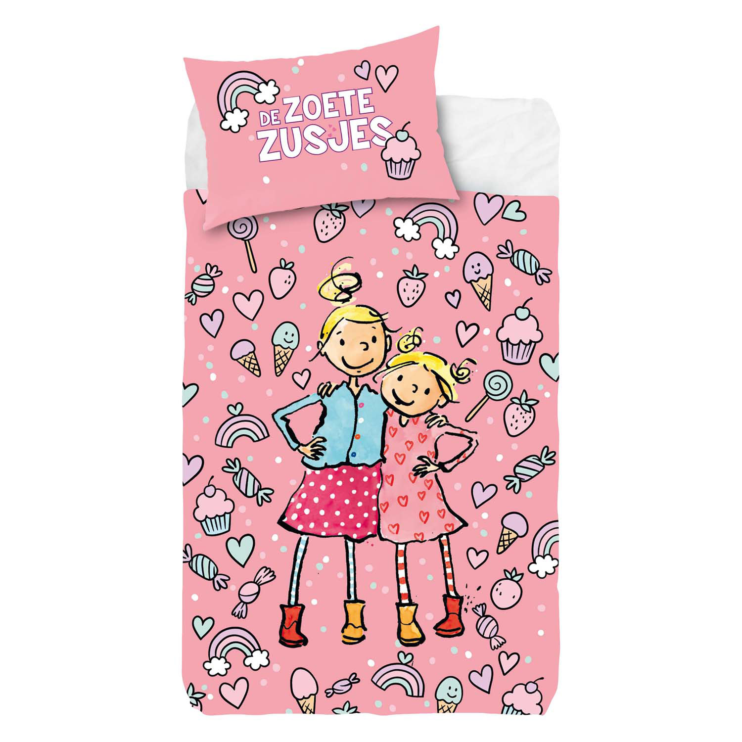 Housse de couette Sweet Sisters - 140x200cm