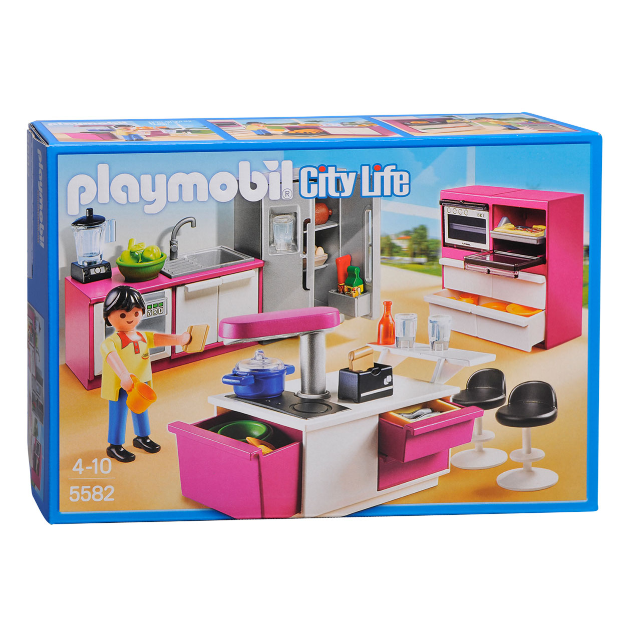 Playmobil keuken met kookeiland 5582 Barbecue electrique