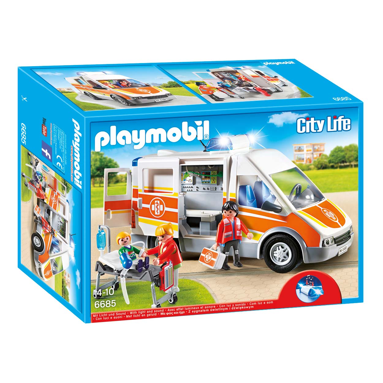 Playmobil 6685 Ziekenwagen met licht en geluid