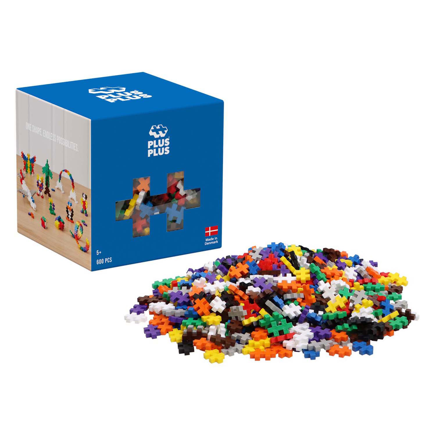 Ensemble de construction de base Plus-Plus, 600 pièces.
