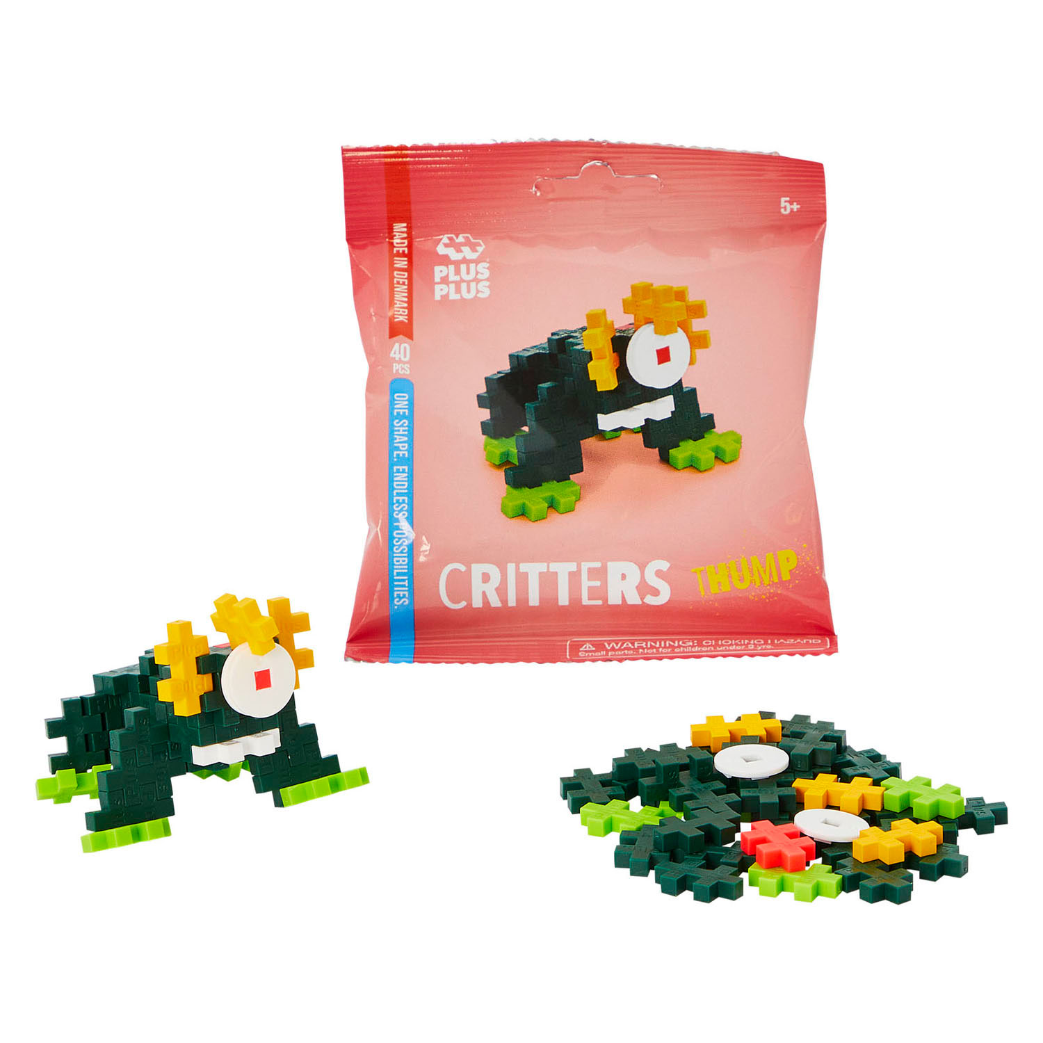 Plus-Plus Critters Bouwset Thump - 40dlg.