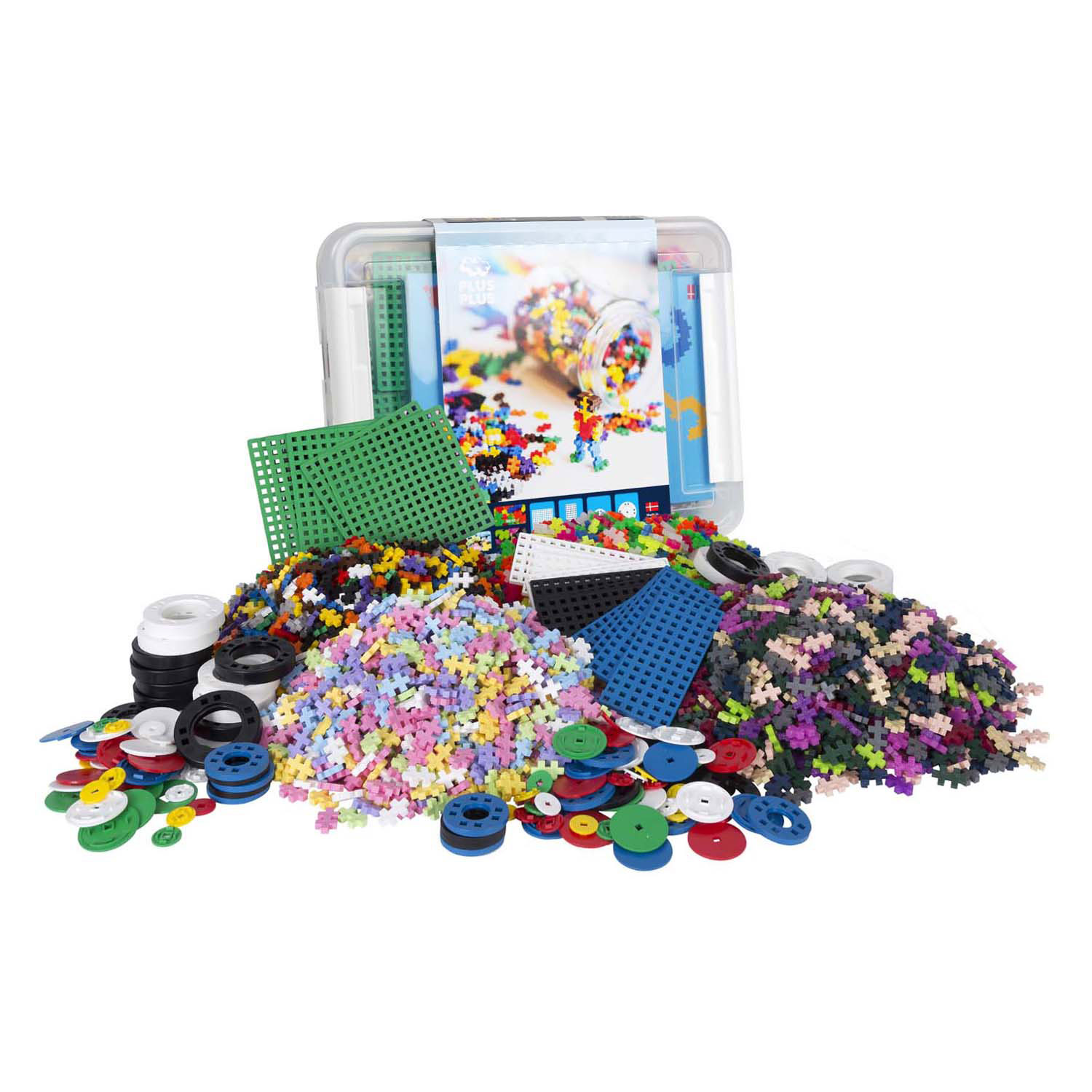 Plus-Plus Opbergbox Bouwset, 4000st.