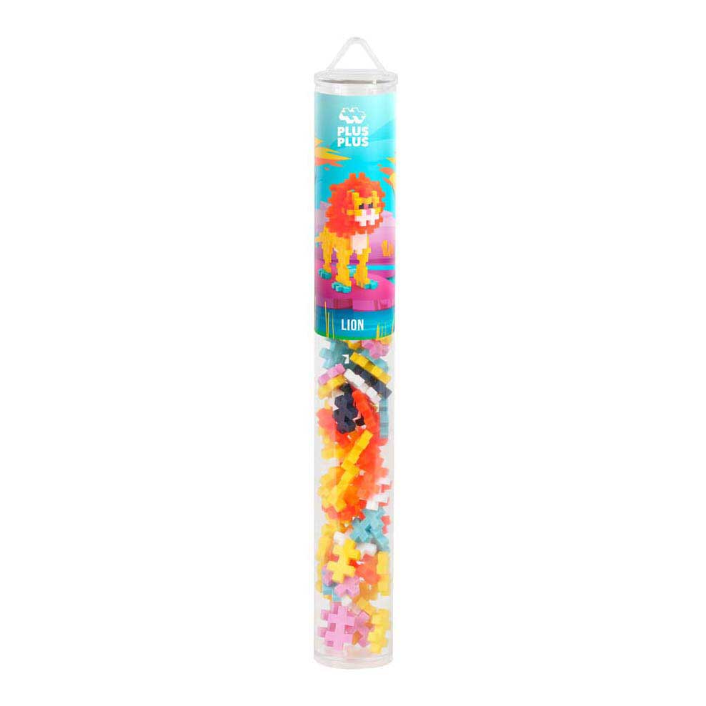 Plus-Plus Leeuw Tube Bouwset - 100st.