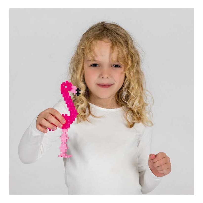 Plus-Plus Flamingo Tube Bouwset - 100st.