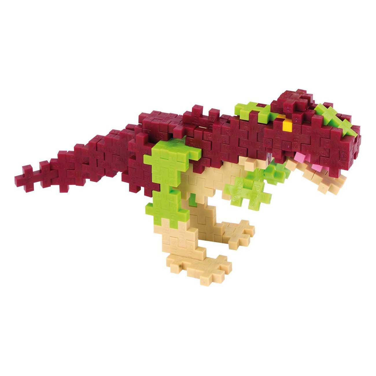 Plus-Plus T-Rex Dinosaurier-Röhrenbausatz – 100-teilig.