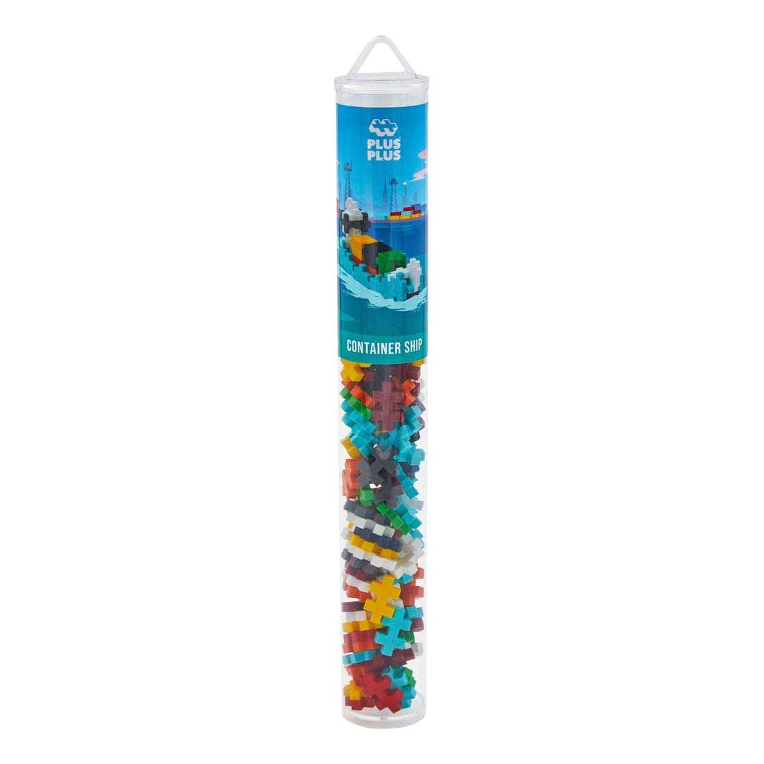 Plus-Plus Container Schip Tube Bouwset - 100st.