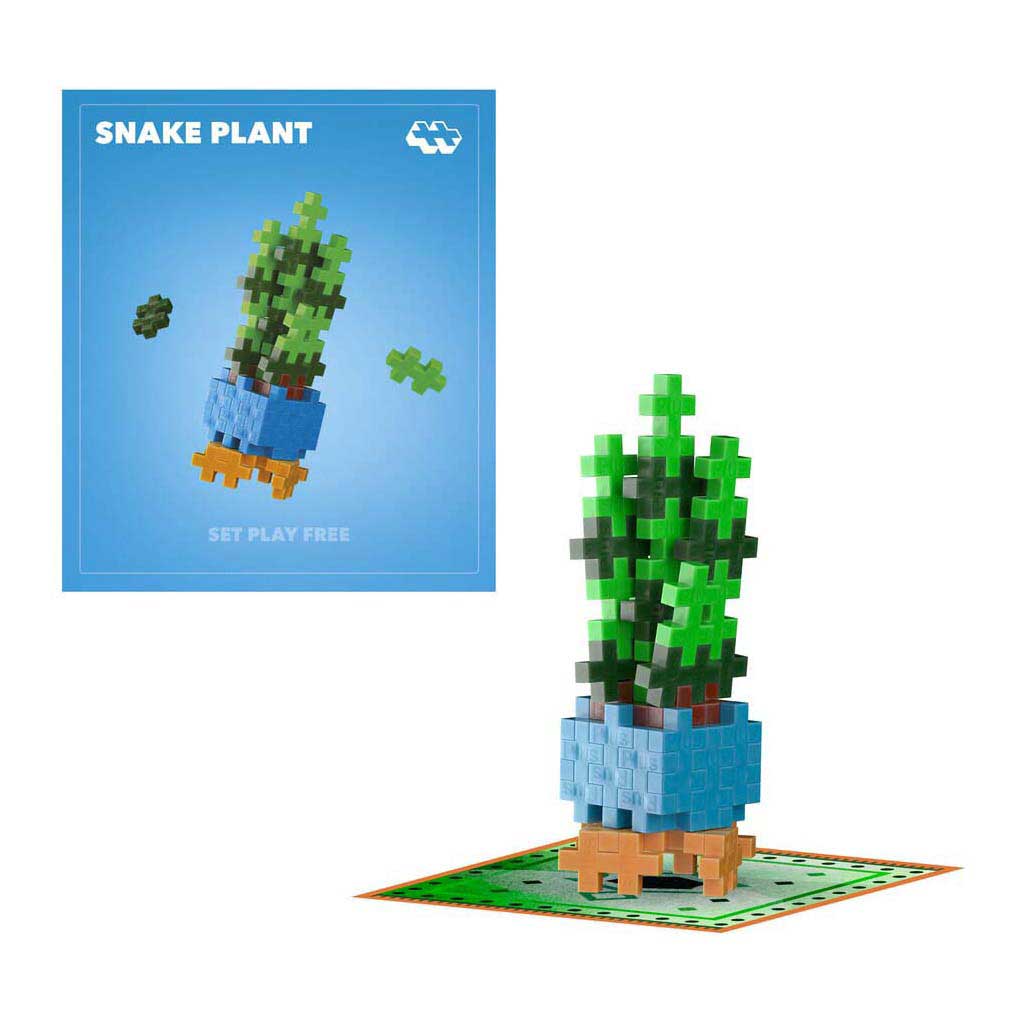 Plus-Plus Plant Pack Bloem Sansevieria Bouwset - 50st.