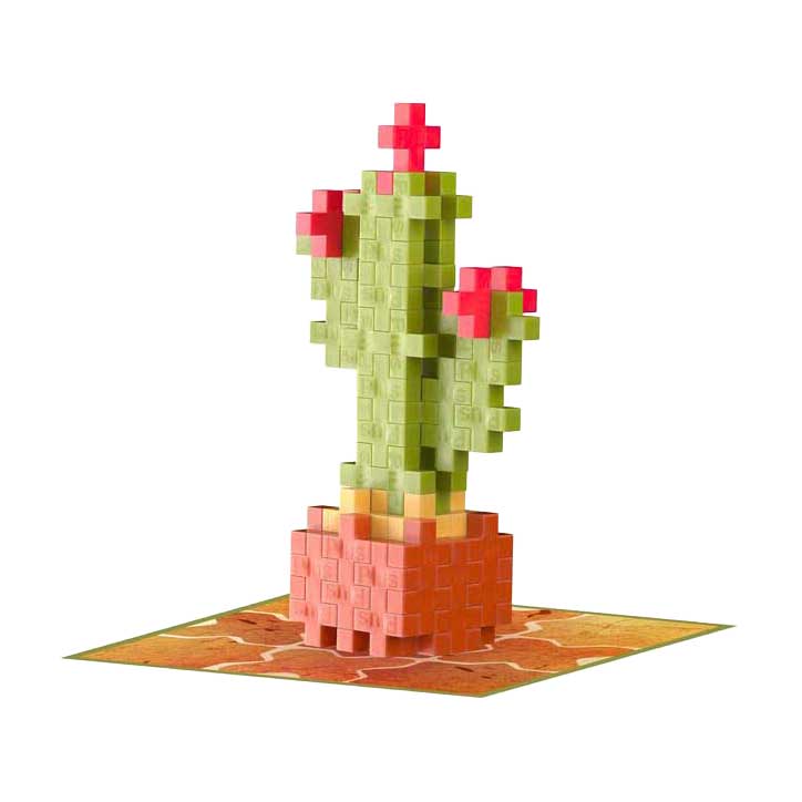 Plus-Plus Plant Pack Bloem Cactus Bouwset - 50st.
