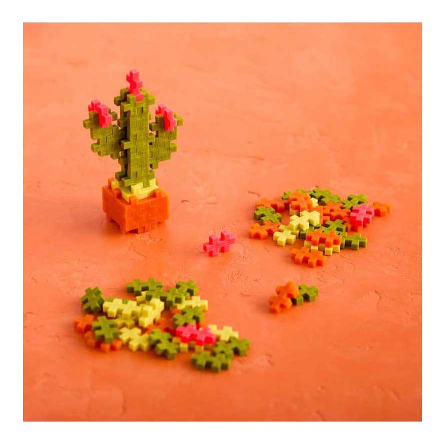 Plus-Plus Plant Pack Bloem Cactus Bouwset - 50st.