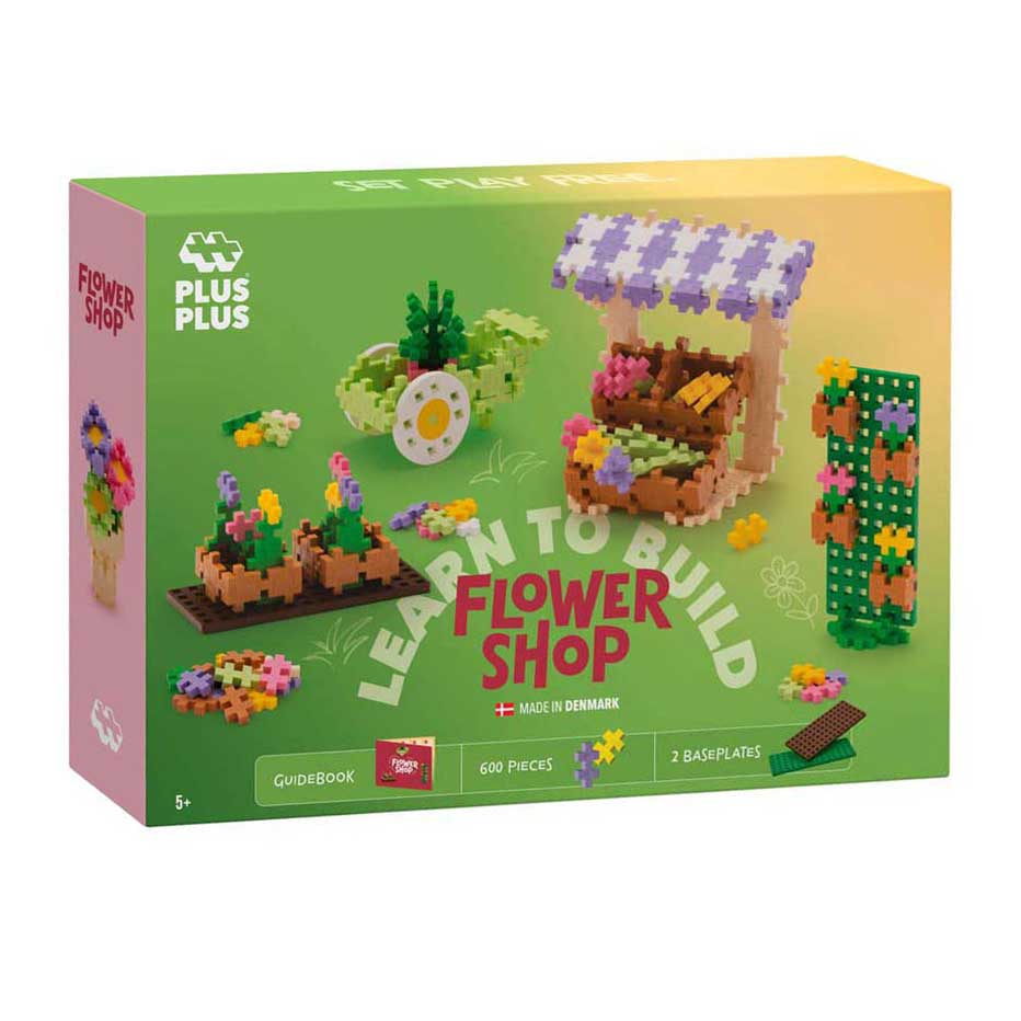 Plus-Plus Learn To Build - Bloemenwinkel Bouwset - 600st.