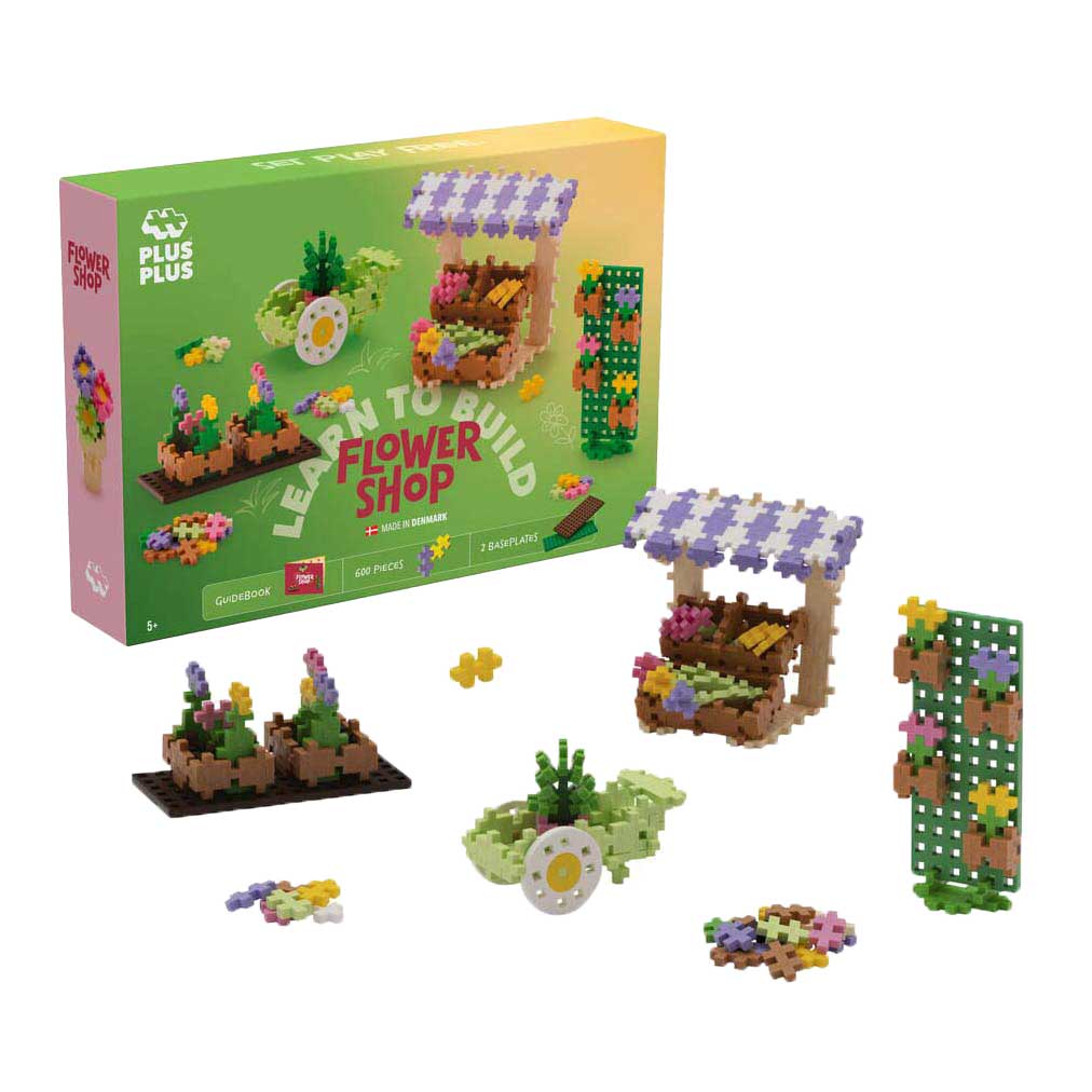 Plus-Plus Learn To Build - Bloemenwinkel Bouwset - 600st.