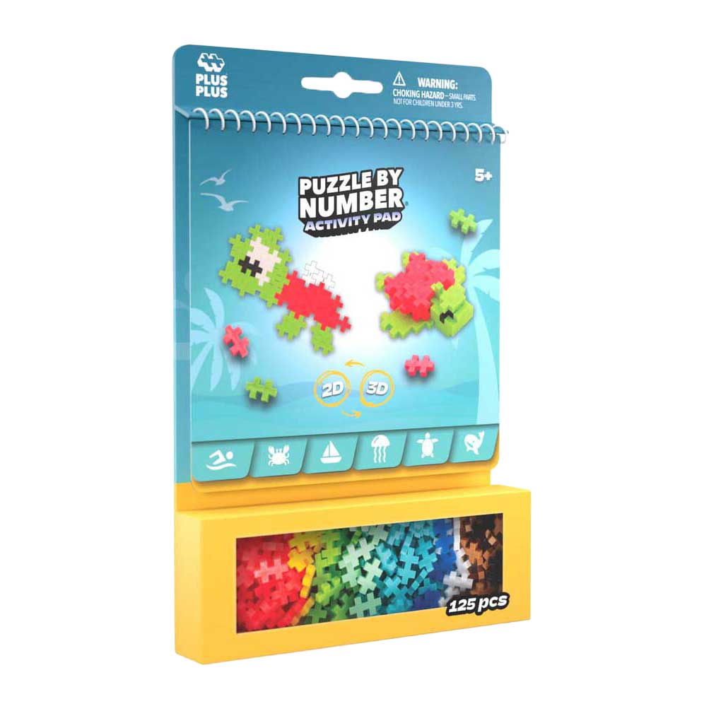 Plus-Plus Activiteitenblok Oceaan Bouwset - 100st.