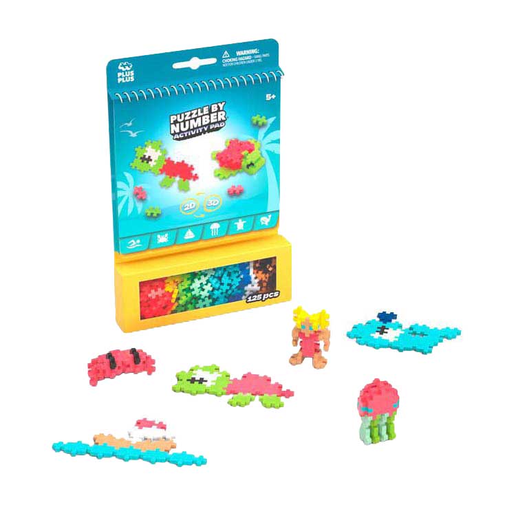 Plus-Plus Activiteitenblok Oceaan Bouwset - 100st.