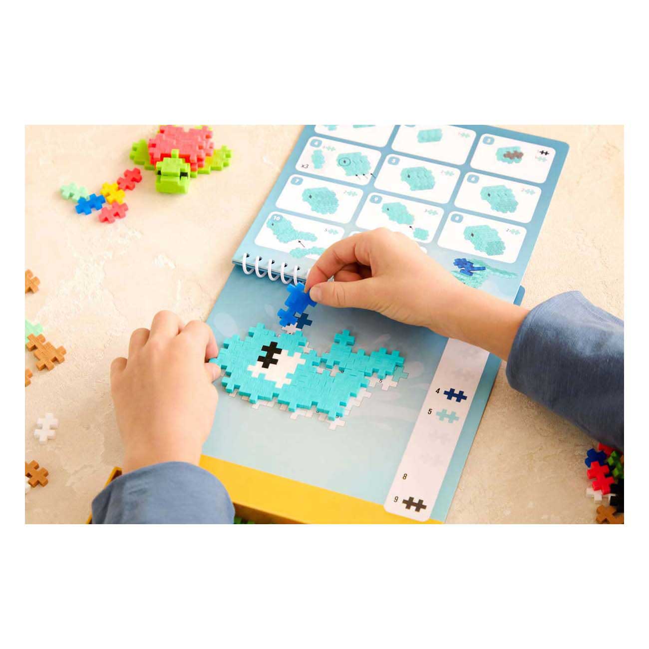 Plus-Plus Activiteitenblok Oceaan Bouwset - 100st.