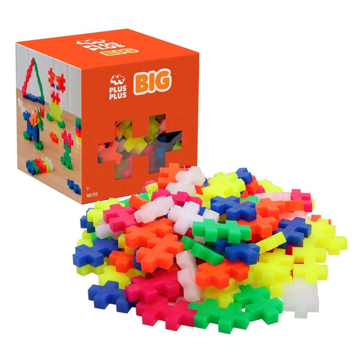 Plus-Plus BIG Neon Bouwset - 100st.