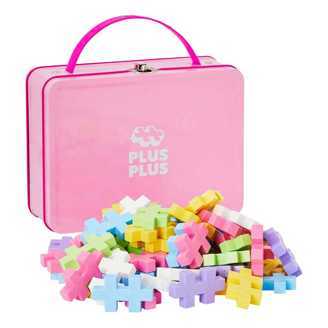 Plus-Plus BIG Speelgoedkoffer Pastel Bouwset - 70st.