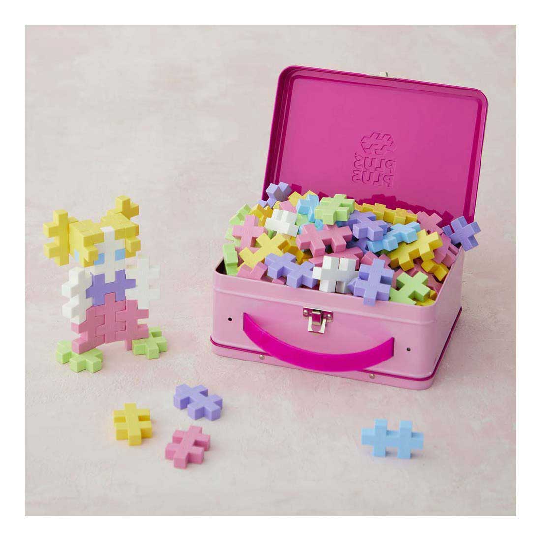 Plus-Plus BIG Speelgoedkoffer Pastel Bouwset - 70st.