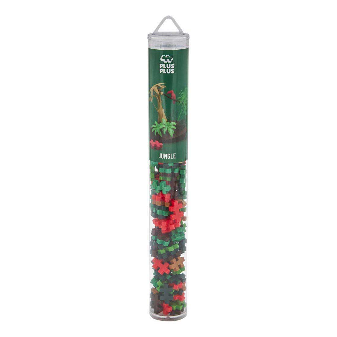 Ensemble de construction de tubes Jungle Plus-Plus - 100 pièces.