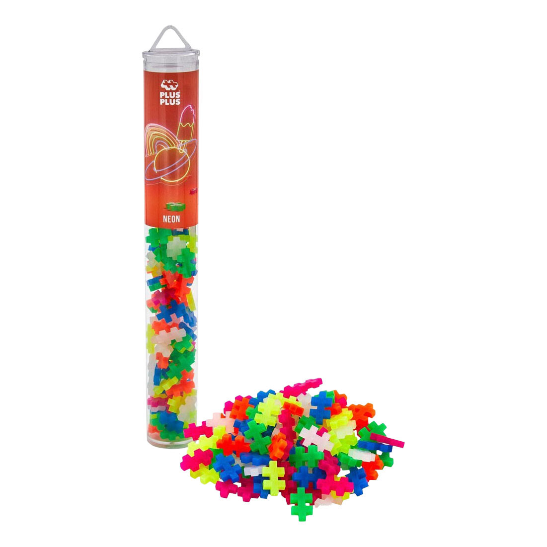 Plus-Plus Neon Tube Bouwset - 100st.