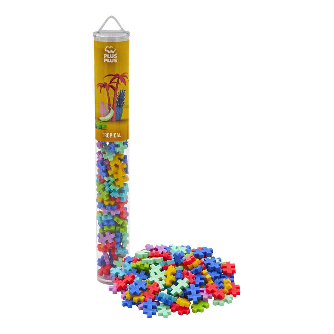 Plus-Plus Tropische Tube Bouwset - 100st.