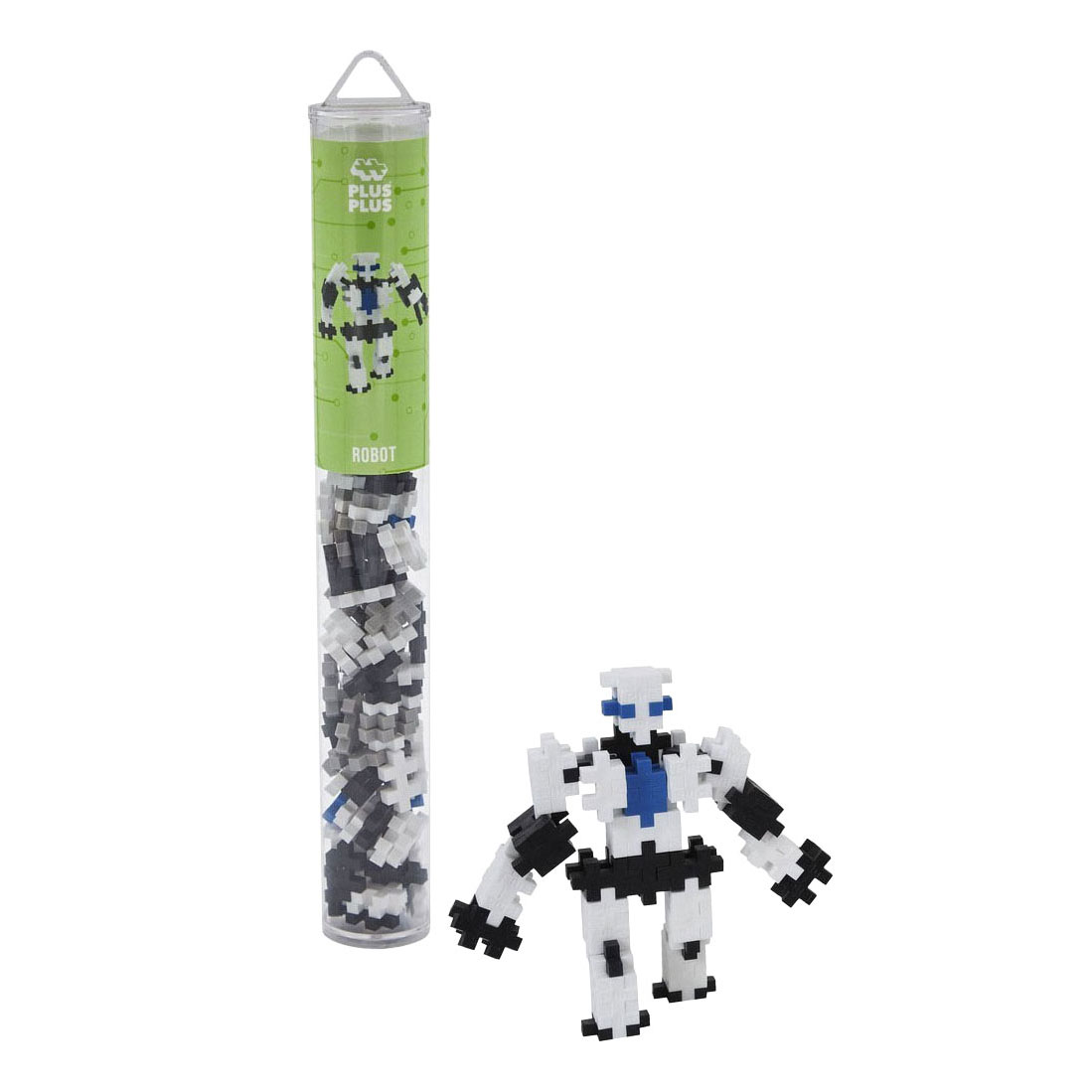 Plus-Plus Robot Tube Bouwset - 100st.