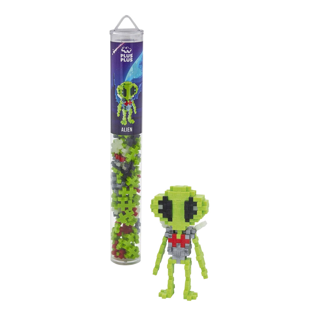 Plus-Plus Alien Tube Bouwset - 100st.