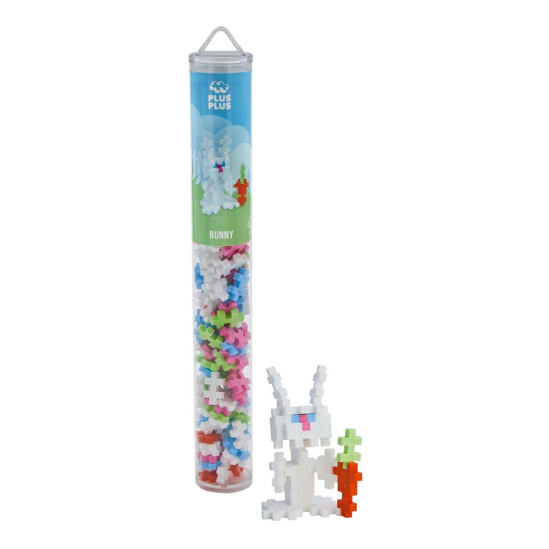 Plus-Plus Konijn Tube Bouwset - 100st.