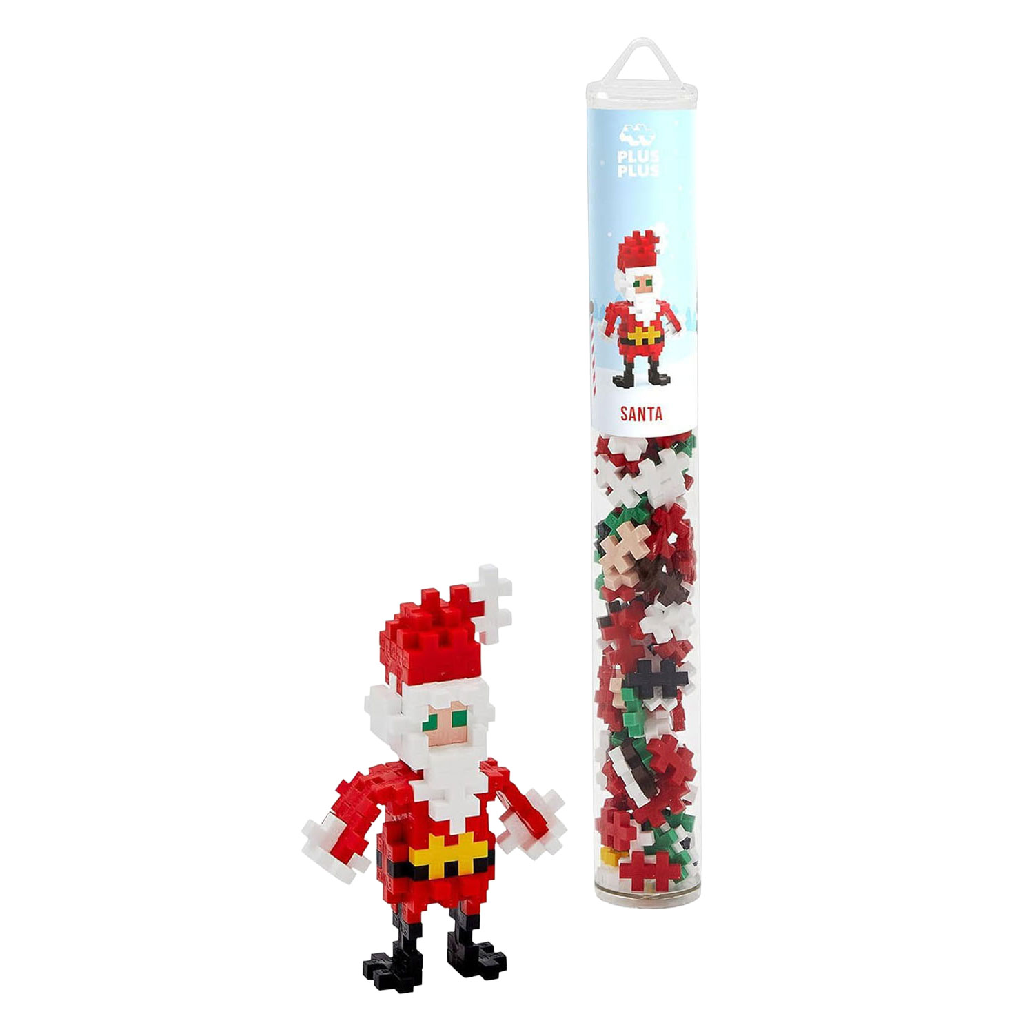 Plus-Plus Kerstman Tube Bouwset - 100st.