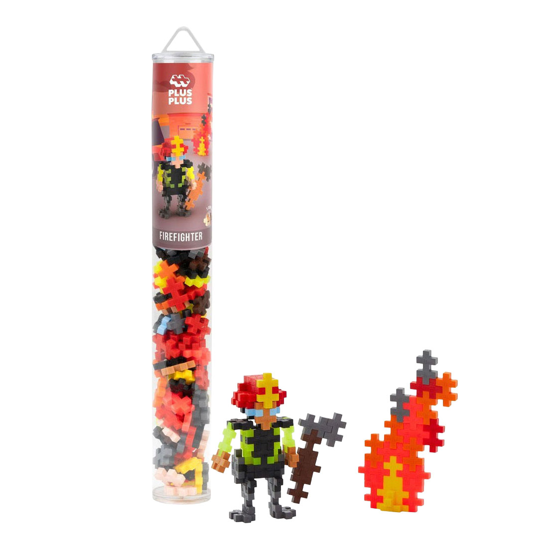 Plus-Plus Brandweer Tube Bouwset - 100st.